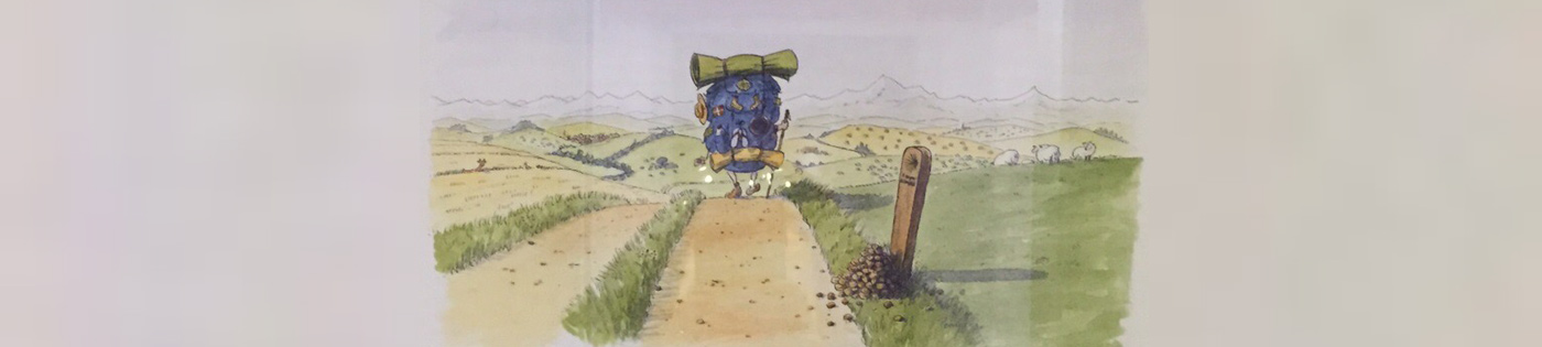 Wall Picture of Hiker